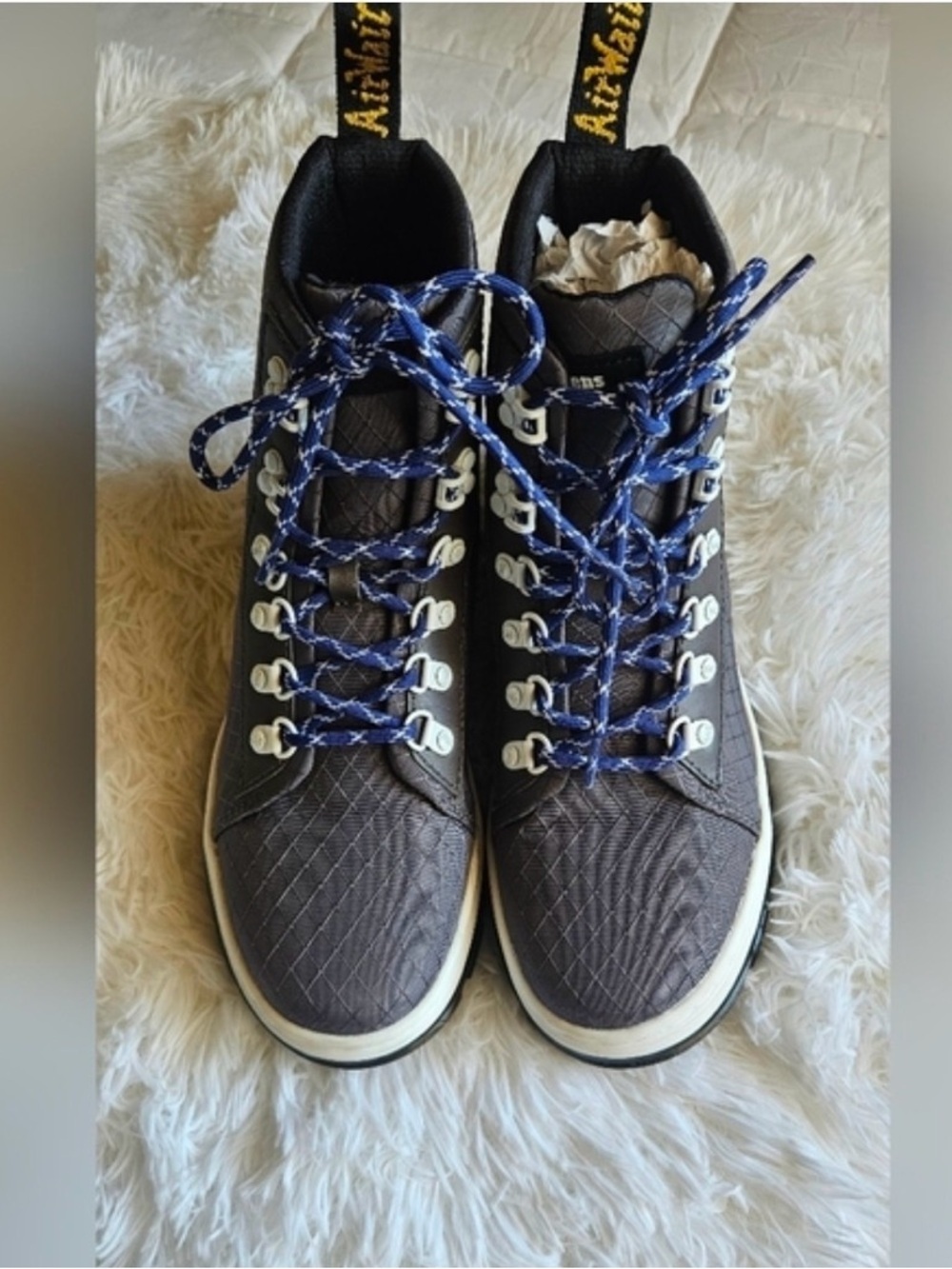 Dr. Martens Black Canvas Interior Shoe Label